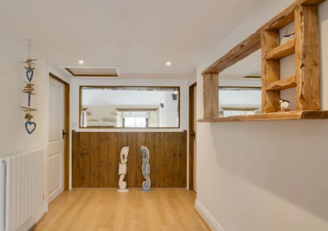 The entrance area at The Gables, Porthleven