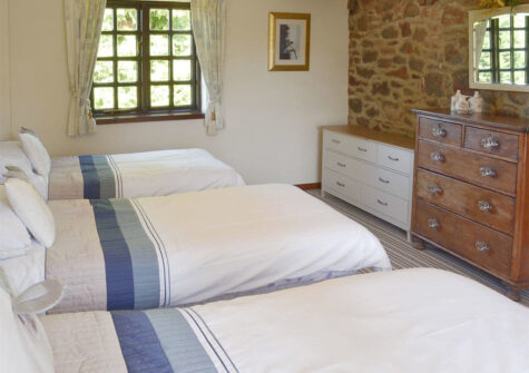 Bedroom #2 at The Garden Room, Cobblestones, Marldon
