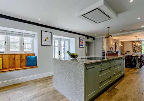 The kitchen at The Gatherings, Liskeard