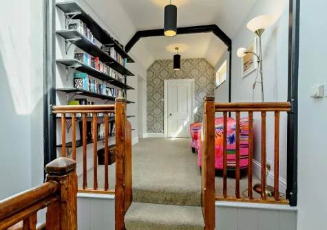 The library at The Gatherings, Liskeard