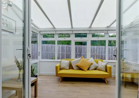 The conservatory at The Gimbals, Galmpton