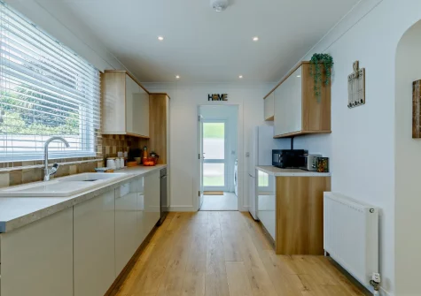The kitchen at The Gimbals, Galmpton