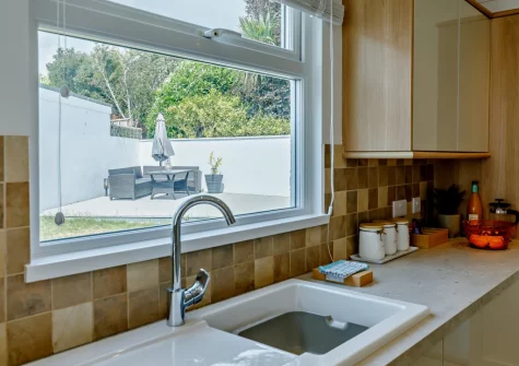 The kitchen at The Gimbals, Galmpton