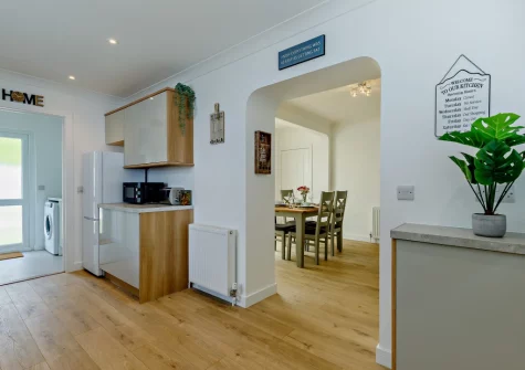 The kitchen at The Gimbals, Galmpton