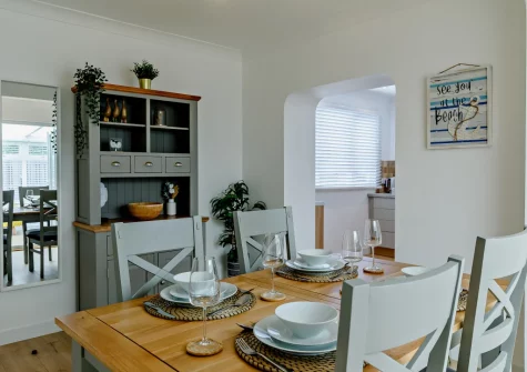 The dining room at The Gimbals, Galmpton