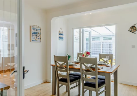 The dining room at The Gimbals, Galmpton