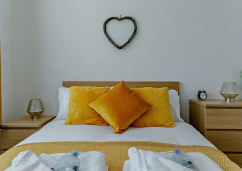 Bedroom #1 at The Gimbals, Galmpton