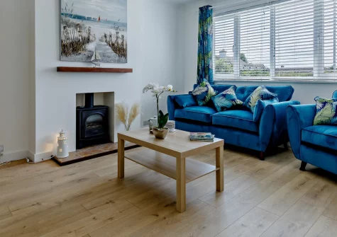 The Gimbals, Galmpton is a beautifully presented two-bedroom bungalow in peaceful Galmpton village, featuring contemporary interiors, an enclosed garden with raised deck, and easy access to the English Riviera's stunning coastline and attractions.