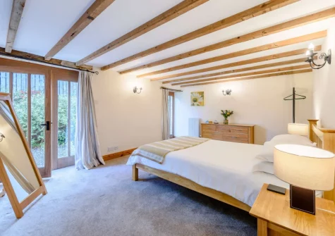 Bedroom #1 at The Grain Store, Crackington Haven