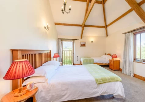 Bedroom #2 at The Grain Store, Crackington Haven