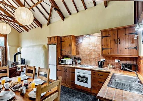 The kitchen at The Granary, Bittadon
