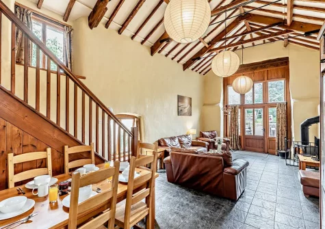 The dining area at The Granary, Bittadon