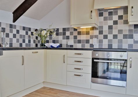 The kitchen at The Granary, Egloskerry