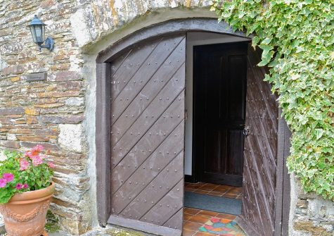 The entrance at The Granary, Egloskerry