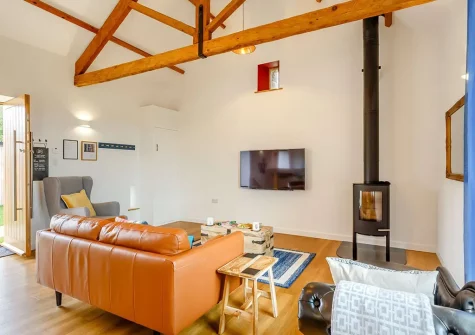 The living area at The Granary, Monkleigh