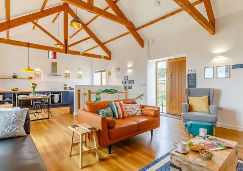 The living area at The Granary, Monkleigh