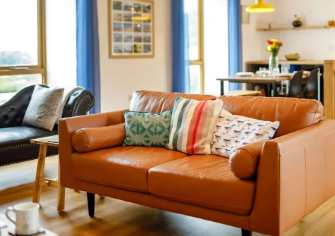 The living area at The Granary, Monkleigh
