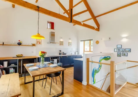 The kitchen & dining area at The Granary, Monkleigh