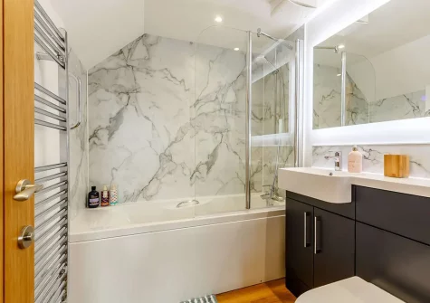 The bathroom at The Granary, Monkleigh
