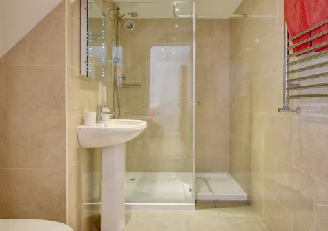 Bedroom #2 en-suite shower room at The Granary, Muddiford