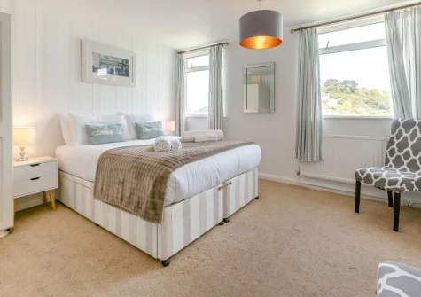 Bedroom #2 at The Gulls, Looe