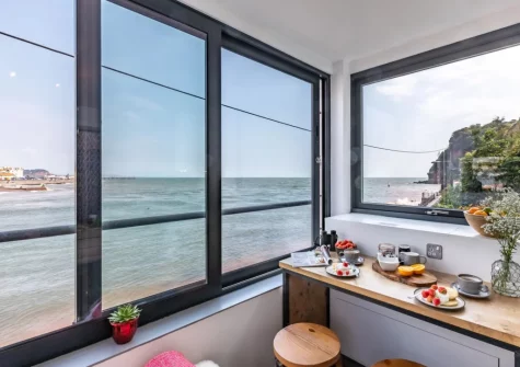 The dining area at The Gun House, Shaldon