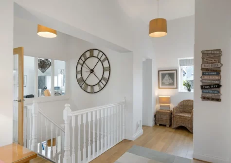 The first floor landing at The Hawthorns at Roserrow, Polzeath
