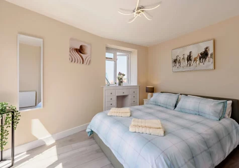 Bedroom #1 at The Horseshoe, Woolacombe