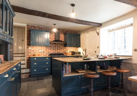 The kitchen at The House of Black and White, Great Torrington