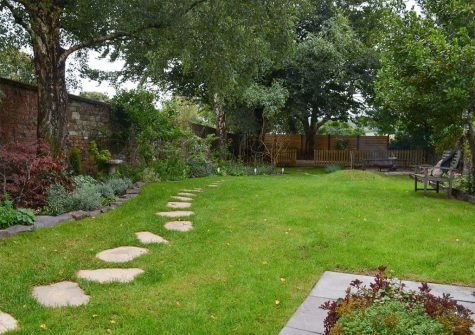 The garden at The House of Black and White, Great Torrington