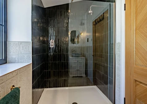 The shower room at The Italian Stables, Woodtown