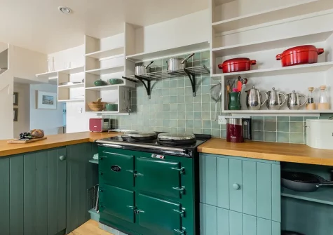 The kitchen at The Kellan, Mousehole