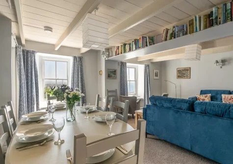The dining area at The Kellan, Mousehole