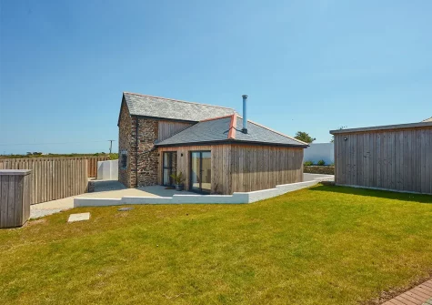 The garden at The Larches, Presingoll Barns, St Agnes