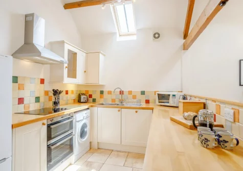 The kitchen at The Linhay, Oxenlears, Kilmington