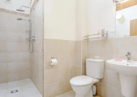 The shower room at The Linhay, Oxenlears, Kilmington