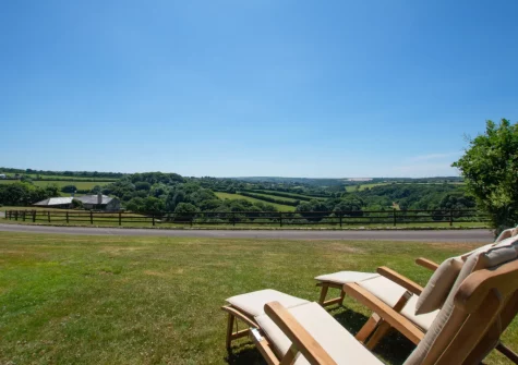 The panoramic far-reaching countryside views at The Linney at Penrose Burden, St Breward