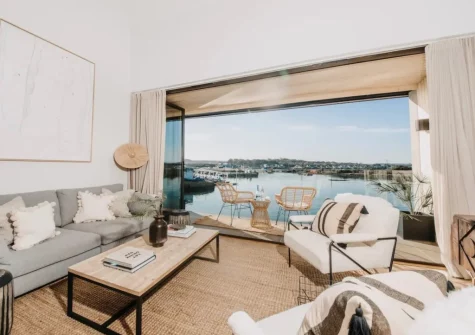 The living area at The Lobster Pot, Hayle