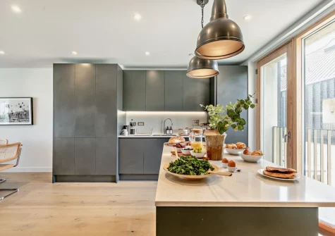 The kitchen at The Lobster Pot, Hayle