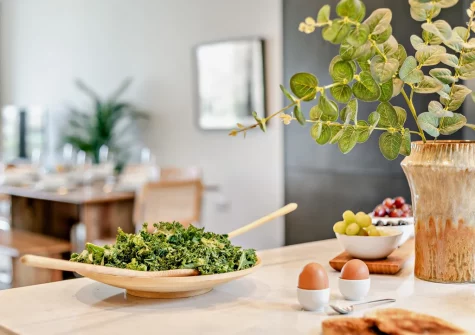 The kitchen at The Lobster Pot, Hayle