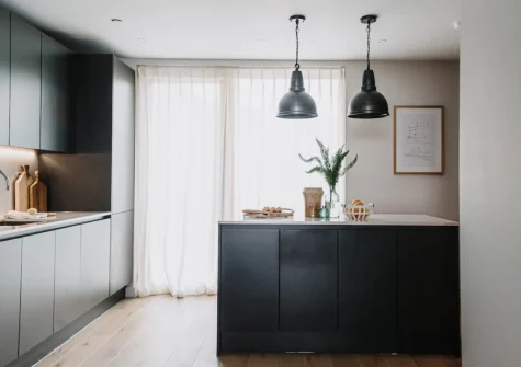 The kitchen at The Lobster Pot, Hayle