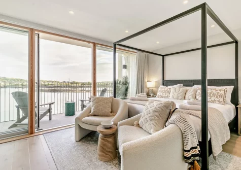 Bedroom #1 at The Lobster Pot, Hayle