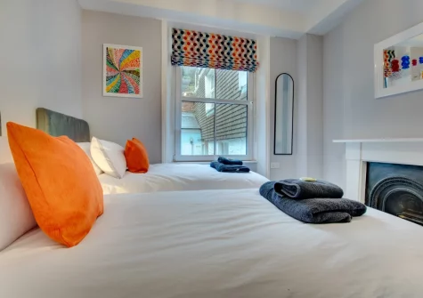 Bedroom #3 at The Lodge at Kylgenna, Fowey