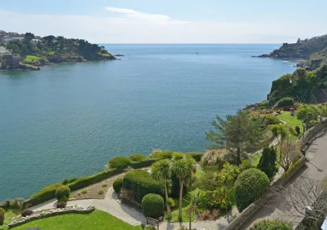 The Lodge at Kylgenna has magnificent views out across the water & towards picturesque Polruan