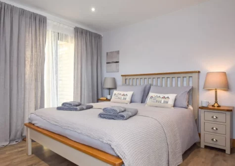 Bedroom #1 at The Lodge at The Linhay, North Tamerton