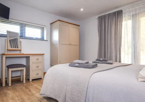 Bedroom #1 at The Lodge at The Linhay, North Tamerton