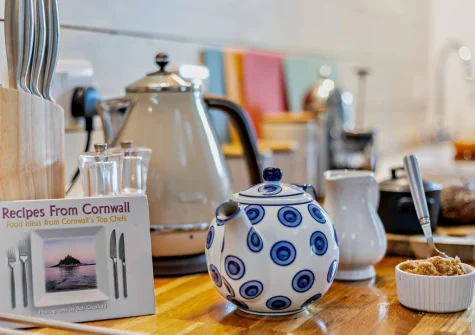 The kitchen at The Loft at Toms Yard, St Ives