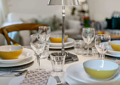The dining area at The Loft at Toms Yard, St Ives
