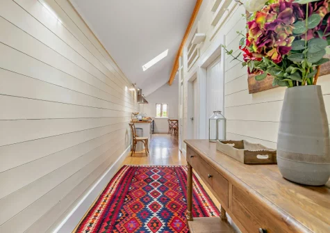 The entrance hallway at The Loft at Toms Yard, St Ives