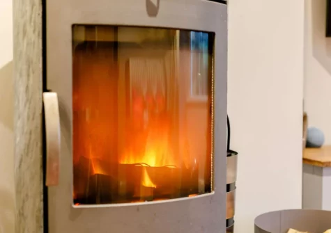 The living area at The Loft at Trenode, Widegates